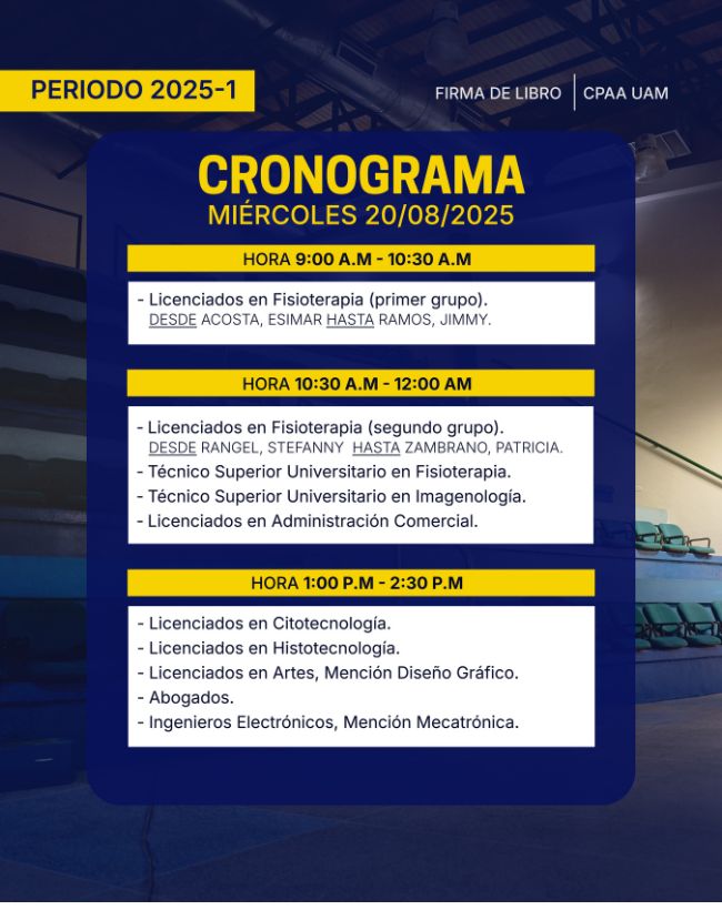 Foto Informacion de graduandos