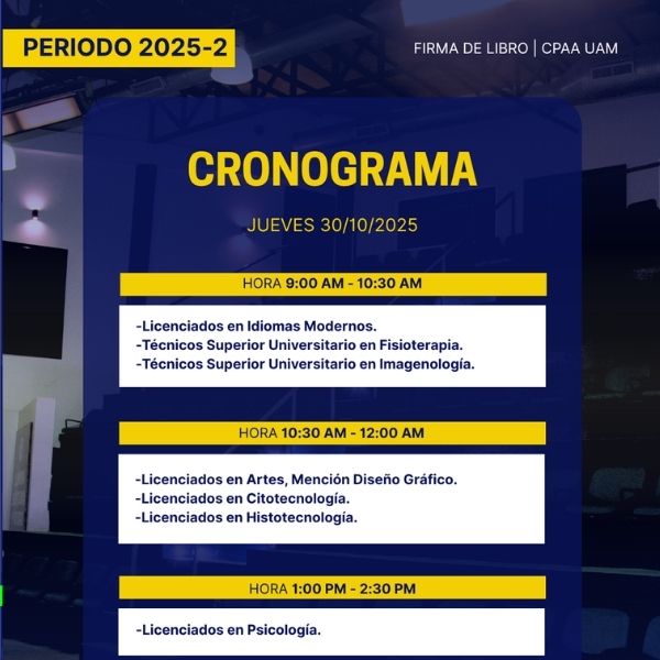 Foto Informacion de graduandos