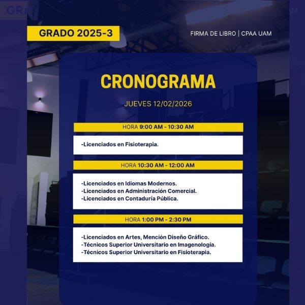 Foto Informacion de graduandos