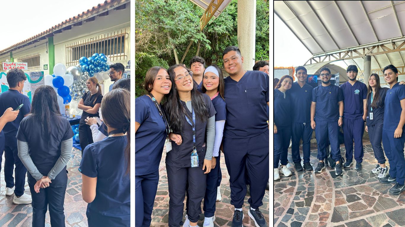 Estudiantes de Fisioterapia presentaron stands dinámicos sobre patologías en el Pasillo Griego de la UAM
